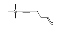 5-trimethylsilylpent-4-ynal结构式