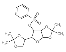 Glucofuranose, 1,2:5,6-di-O-isopropylidene-, benzenesulfonate, a-D- (8CI)结构式
