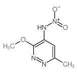 4-Pyridazinamine,3-methoxy-6-methyl-N-nitro-结构式