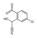5-chloro-2-nitro-mandelonitrile Structure