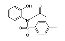 N-(2-hydroxyphenyl)-N-[(4-methylphenyl)sulphonyl]acetamide Structure