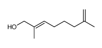 2,7-dimethyl-2(E),7-octadien-1-ol结构式
