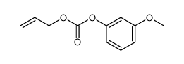 3-methoxyphenyl allyl carbonate Structure