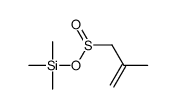 trimethylsilyl 2-methylprop-2-ene-1-sulfinate结构式