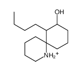 11-butyl-1-azoniaspiro[5.5]undecan-10-ol结构式