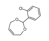 2-(2-chlorophenyl)-1,3-dioxepin-5-ene结构式