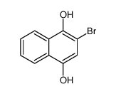 2-bromonaphthalene-1,4-diol结构式