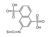 3-isothiocyanatonaphthalene-1,5-disulfonic acid Structure