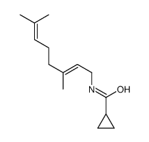 3,7-dimethyl-2,6-octadien-1-yl cyclopropyl carboxamide Structure