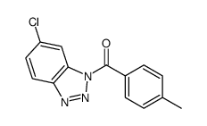 (6-chlorobenzotriazol-1-yl)-(4-methylphenyl)methanone结构式