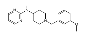 N-[1-[(3-methoxyphenyl)methyl]piperidin-4-yl]pyrimidin-2-amine Structure