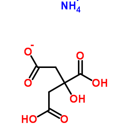 柠檬酸铵结构式