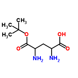 叔丁氧羰基-D-2,4-二氨基丁酸结构式