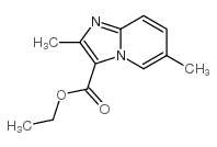 咪唑[1,2-a]吡啶-3-羧酸2,6-二甲基-乙酯结构式