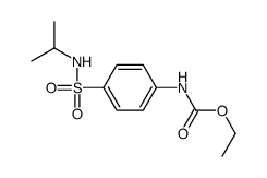 ethyl N-[4-(propan-2-ylsulfamoyl)phenyl]carbamate Structure