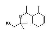 2-methyl-2-[1-(2-methylcyclohex-3-en-1-yl)ethoxy]propan-1-ol Structure