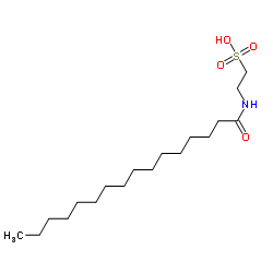N-棕榈酰牛磺酸结构式