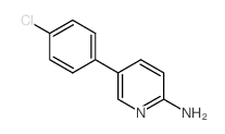 5-(4-氯苯基)吡啶-2-胺结构式