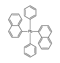 di-[1]naphthyl-diphenyl plumbane Structure