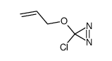 3-allyloxy-3-chlorodiazirine结构式