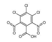 3,4,5-trichloro-2,6-dinitro-benzoic acid Structure