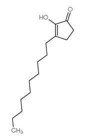 3-癸基-2-羟基盐酸环戊醇乙胺酯-2-烯酮结构式