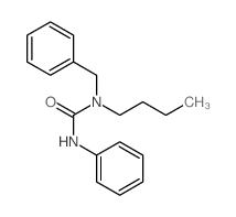 1-benzyl-1-butyl-3-phenyl-urea Structure