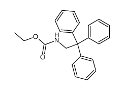 (2,2,2-triphenyl-ethyl)-carbamic acid ethyl ester结构式