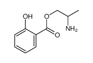 2-aminopropyl 2-hydroxybenzoate结构式