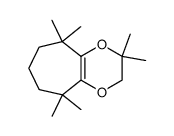 2,2,5,5,9,9-hexamethyl-2,3,6,7,8,9-hexahydro-5H-cyclohepta[b][1,4]dioxine Structure