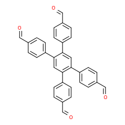 1,2,4,5-四(4-甲酰基苯基)苯结构式