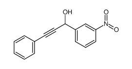 (+/-)-1-(3-nitrophenyl)-3-phenylprop-2-yn-1-ol结构式