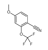 2-三氟甲氧基-4-甲氧基苯腈结构式