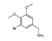 3-BROMO-4,5-DIMETHOXYBENZYLAMINE Structure