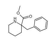 methyl 2-benzylpiperidine-2-carboxylate结构式