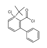 1-tert-Butyl-1-chloro-3-phenyl-1λ5-phosphinine-2-carbonyl chloride Structure