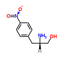 (S)-3-(4-硝基苯基)2-氨基-1-丙醇结构式
