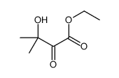 ethyl 3-hydroxy-3-methyl-2-oxobutanoate结构式