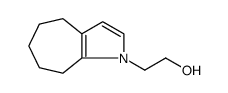 Cyclohepta[b]pyrrole-1(4H)-ethanol, 5,6,7,8-tetrahydro-结构式