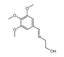 2-[(3,4,5-trimethoxyphenyl)methylideneamino]ethanol结构式