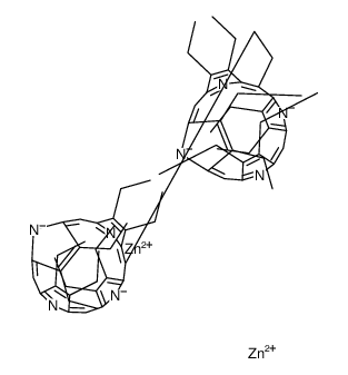 锌卟啉二聚体结构式