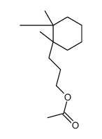 alpha,beta,beta-trimethylcyclohexylpropyl acetate结构式