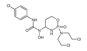 1-[2-[bis(2-chloroethyl)amino]-2-oxo-1,3,2λ5-oxazaphosphinan-4-yl]-3-(4-chlorophenyl)-1-hydroxyurea结构式