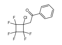 2-(1-Chloro-2,2,3,3,4,4-hexafluorocyclobutyl)-1-phenylethanone结构式