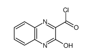 2-hydroxyquinoxaline-3-carbonyl chloride Structure