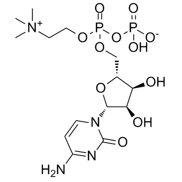 胞磷胆碱结构式