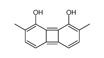 2,7-dimethylbiphenylene-1,8-diol结构式
