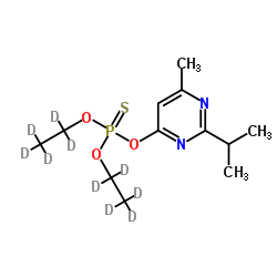 diazinon (diethyl-d10) Structure