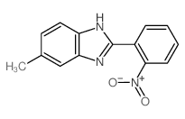 1H-Benzimidazole,6-methyl-2-(2-nitrophenyl)-结构式