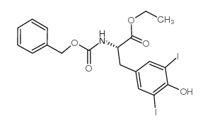 Z-3,5-二碘-L-酪氨酸乙酯结构式